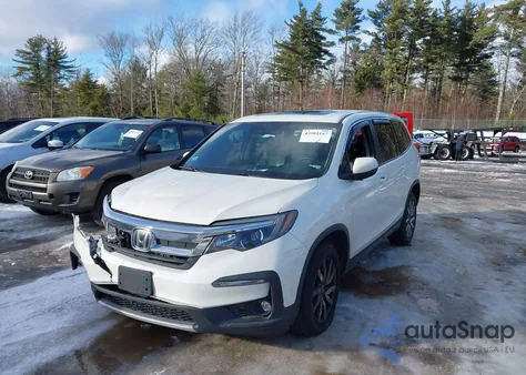 2019 Honda Pilot Ex-L z USA, uszkodzony, nr VIN 5FNYF6H53KB081892